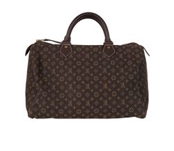 Speedy 30 Mini Lin, Canvas, Brown, SP0037, 2*
